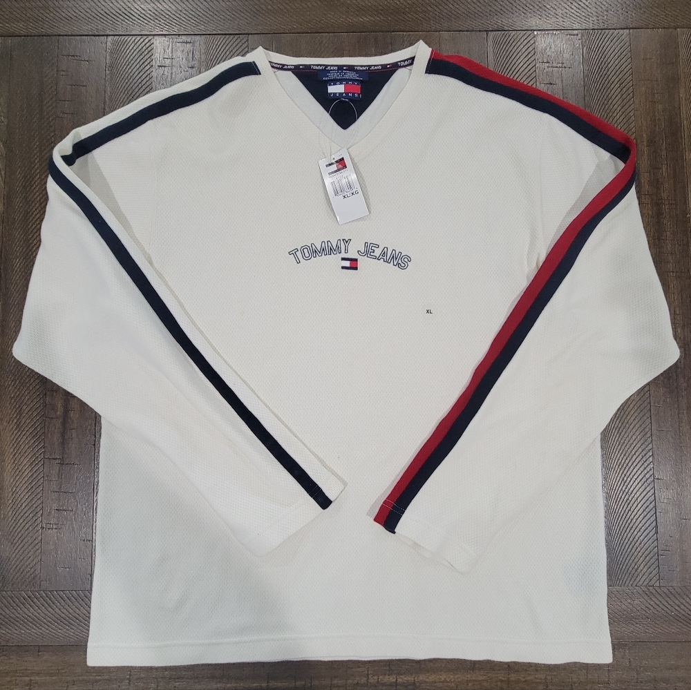 Tommy Jeans Dress Sweater/ Longsleeve Shirt XL New With Tags Deadstock